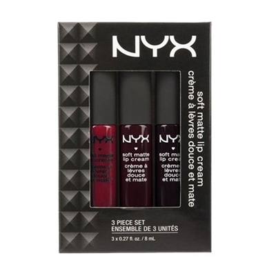 NYX Soft Matte Lip Cream 3 Piece Set