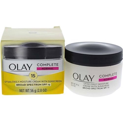 Olay Complete Normal UV365 Daily Moisture Cream With SPF 15 2oz / 56g