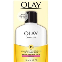 Olay Complete UV365 Daily Moisturizer SPF 15 Normal 4oz / 118ml