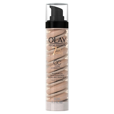 Olay Total Effects 7 In One CC Tone Correcting Moisturizer SPF15 Light to Medium 1.7oz / 50ml