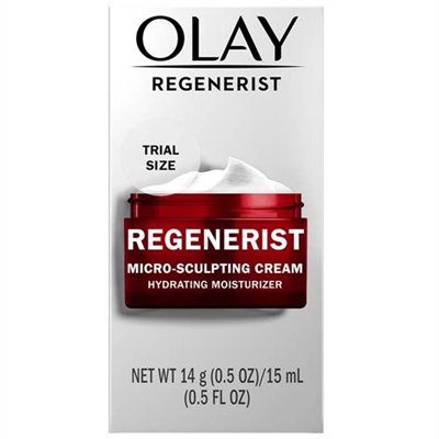 Olay Regenerist Trial Size Micro Sculpting Cream Hydrating Moisturizer 0.5oz / 14g