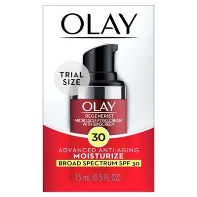 Olay Regenerist Trial Size Micro Sculpting Cream With SPF 30 0.5oz / 15ml