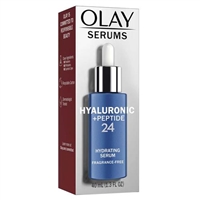 Olay Serums Hyaluronic + Peptide 24 Hydrating Serum Fragrance Free 1.3oz / 40ml