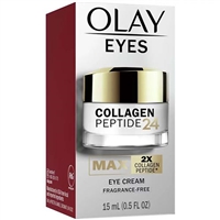 Olay Eyes Collagen Peptide 24 Max Eye Cream Fragrance Free 0.5oz / 15ml