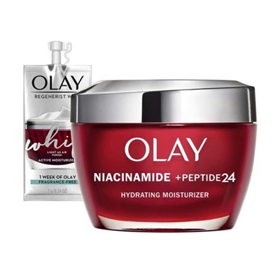 Olay Regenerist Niacinamide Peptide 24 Hydrating Moisturizer 2 Piece Set