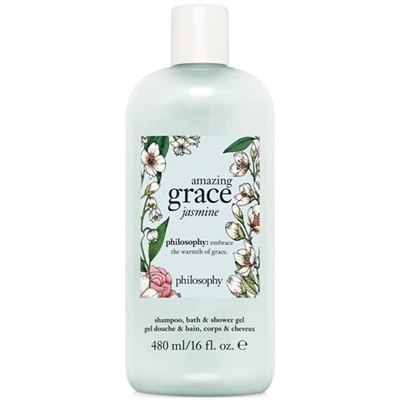 Philosophy Amazing Grace Jasmine Shampoo Bath And Shower Gel 16oz / 472ml