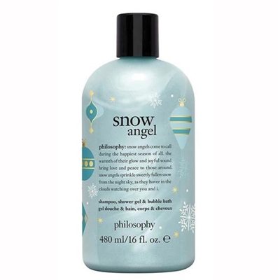 Philosophy Snow Angel Shampoo, Shower Gel, & Bubble Bath 16oz / 480ml