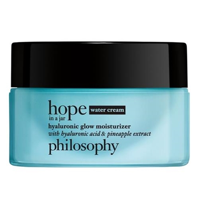 Philosophy Hope In A Jar Water Cream Hyaluronic Glow Moisturizer 0.5oz / 15ml