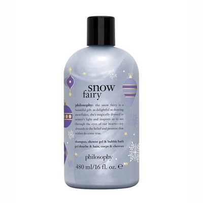 Philosophy Snow Fairy Shampoo, Shower Gel,  Bubble Bath 16oz / 480ml