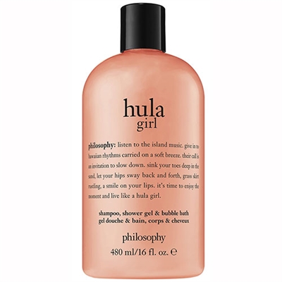 Philosophy Hula Girl Shampoo, Shower Gel, & Bubble Bath 16oz / 480ml