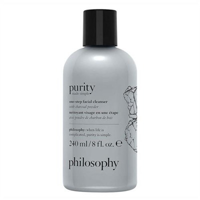 Philosophy Purity Made Simple One Step Facial Cleanser With Charcoal Powder 8oz / 240ml