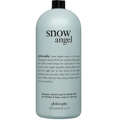 Philosophy Snow Angel Shampoo, Shower Gel, & Bubble Bath 64oz / 1920ml