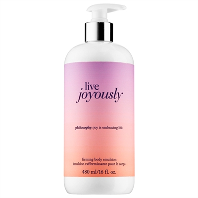 Philosophy Live Joyously Firming Body Emulsion 480ml / 16oz