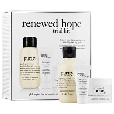 Philosophy Renewed Hope Trial Kit 3 Piece Set