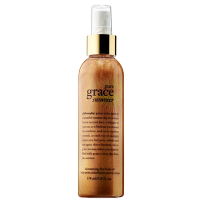 Philosophy Pure Grace Summer Shimmering Dry Body Oil 5.8oz / 174ml