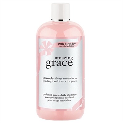 Philosophy Amazing Grace Perfumed Gentle Daily Shampoo 20th Birthday Special Editon 16oz / 480ml
