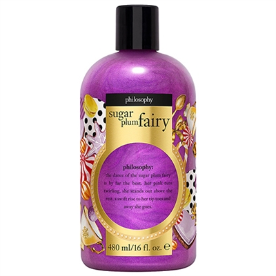 Philosophy Sugar Plum Fairy Shampoo, Shower Gel & Bubble Bath 16oz / 480ml