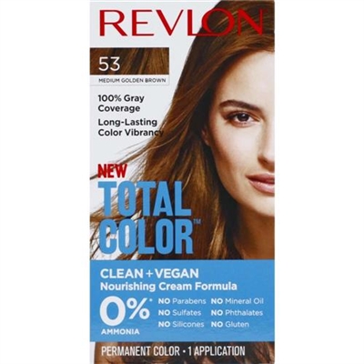 Revlon Total Color Hair Dye 53 Medium Golden Brown