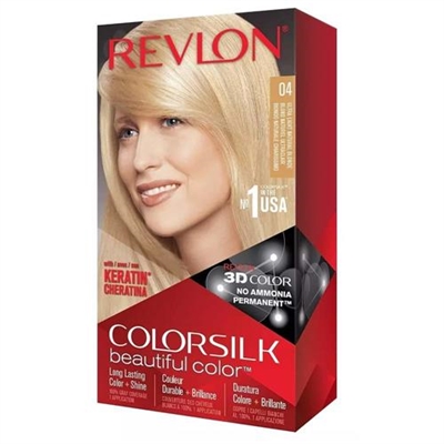 Revlon Colorsilk Beautiful Color Hair Dye 04 Ultra Light Natural Blonde