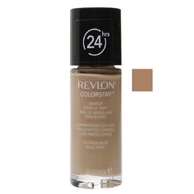 Revlon Colorstay 24hrs Foundation Combination - Oily Skin SPF6 250 Fresh Beige 1.0oz / 30ml