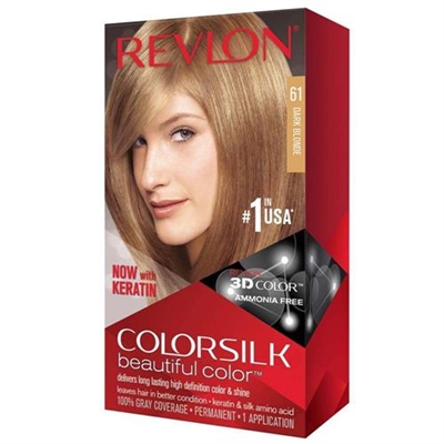 Revlon Colorsilk Beautiful Color Hair Dye 61 Dark Blonde