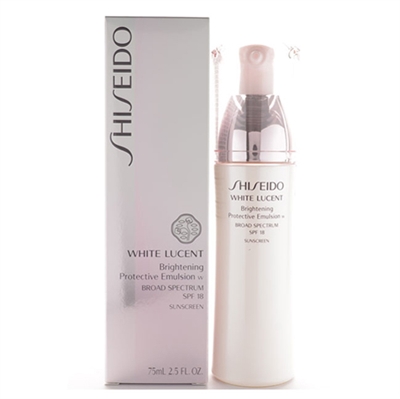 Shiseido White Lucent Brightening Protective Emulsion SPF 18 2.5 oz / 75ml