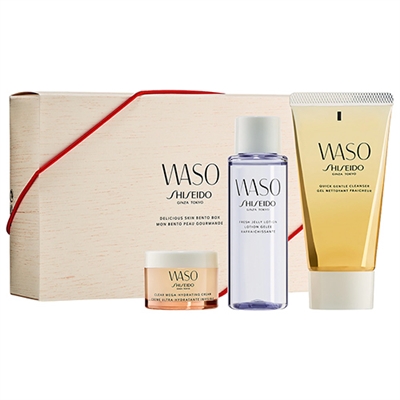 Shiseido Waso Delicious Skin Bento Box 3 Piece Set