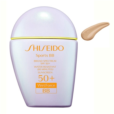 Shiseido Wetforce Sports BB SPF 50+ Medium 1oz / 30ml