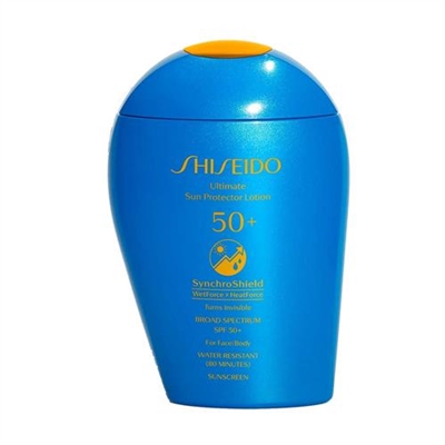 Shiseido SynchroShield Wetforce x Heatforce Ultimate Sun Protector Lotion SPF 50 5oz / 150ml