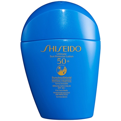 Shiseido Ultimate Sun Protector Lotion SynchroShield SPF50 For Face  Body 1.6oz / 50ml