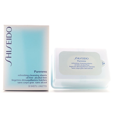 Shiseido Pureness Refreshing Cleansing Sheets Alcohol Free 30 Sheets