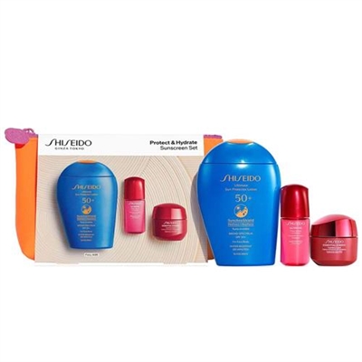 Shiseido Protect And Hydrate Sunscreen 3 Piece Set