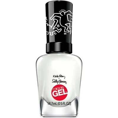 Sally Hansen Miracle Gel Keith Haring Nail Color 918 Blanc Canvas 0.50oz / 14.7ml
