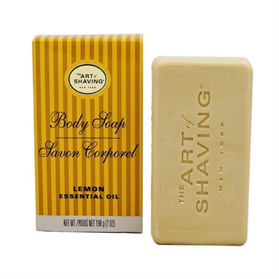 The Art of Shaving Body Soap Lemon Essential Oil 7.0oz / 198g