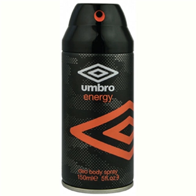 Umbro Energy Deodorant Body Spray 5oz / 150ml