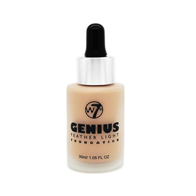 W7 Genius Feather Light Foundation Sand Beige 1.05oz / 30ml