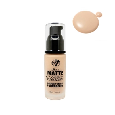 W7 It's A Matte Made In Heaven Foundation Natural Beige 1.05oz / 30ml