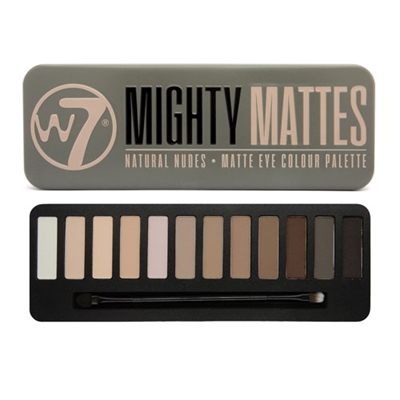 W7 Mighty Mattes Natural Nudes Matte Eye Colour Palette 0.55oz / 15.6g