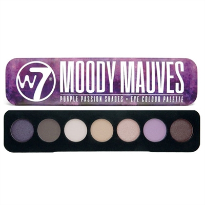 W7 Moody Mauves Purple Passion Shades Eye Colour Palette 0.24oz / 7g