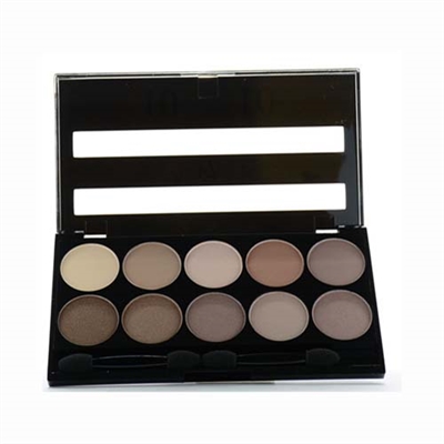 W7 10 Out Of 10 Browns Eyeshadow Palette 0.35oz / 10g