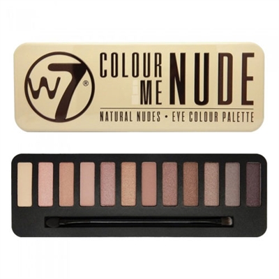 W7 Colour Me Nude: Natural Nudes Eye Colour Palette 0.551oz / 15.6g
