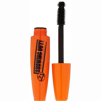 W7 Showing Out! Display Your Lashes Mascara Blackest Black 0.503oz / 15ml