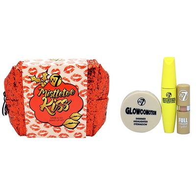 W7 Mistletoe Kiss Grab & Go Makeup 3 Piece Kit