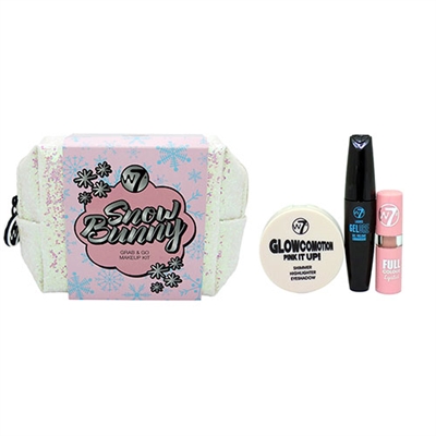 W7 Snow Bunny Grab & Go Makeup 3 Piece Kit