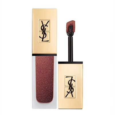 Yves Saint Laurent Tatouage Couture The Metallics Matte Stain 105 Magnetic Prune Temper Tester 0.20oz / 6ml