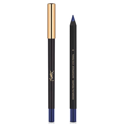 Yves Saint Laurent Dessin Du Regard Waterproof Color Eye Pencil 03 Bleu Impatient Tester 0.04oz / 1.20g