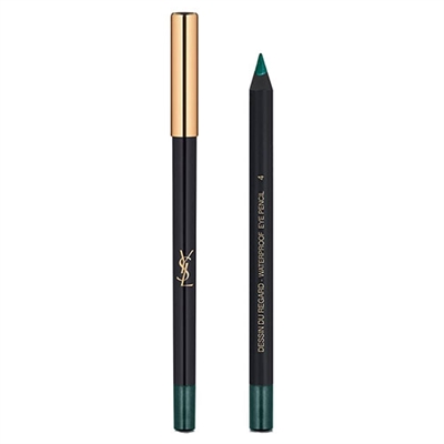 Yves Saint Laurent Dessin Du Regard Waterproof Color Eye Pencil 04 Vert Irreverent Tester 0.04oz / 1.20g