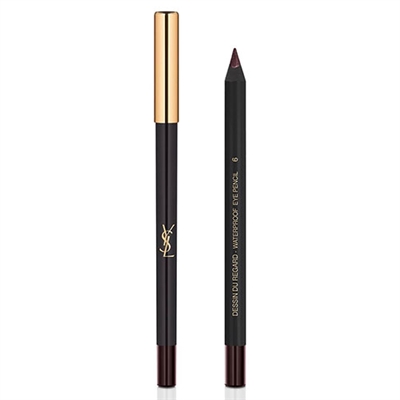 Yves Saint Laurent Dessin Du Regard Waterproof Color Eye Pencil 06 Bourgogne Ose Tester 0.04oz / 1.20g