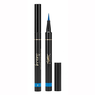 Yves Saint Laurent Eyeliner Effet Faux Cils Shocking 02 Majorelle Blue Tester 0.03oz / 1ml