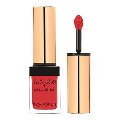 Yves Saint Laurent Kiss & Blush Lips & Cheeks Colour 19 Corail Sulfureux Tester 0.33oz / 10ml